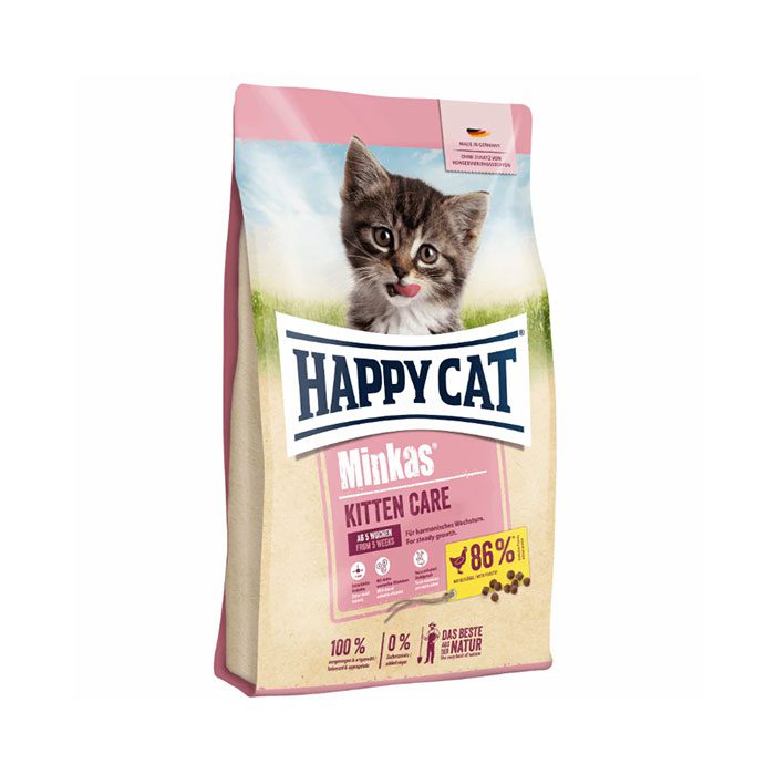 غذای خشک بچه گربه هپی کت مینکاس